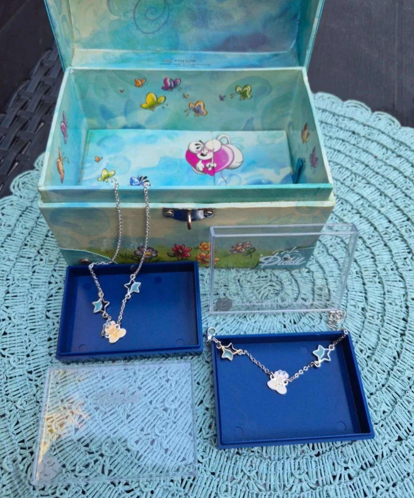 Lote de pulsera y collar Diddl y caja de joyas – photo 6